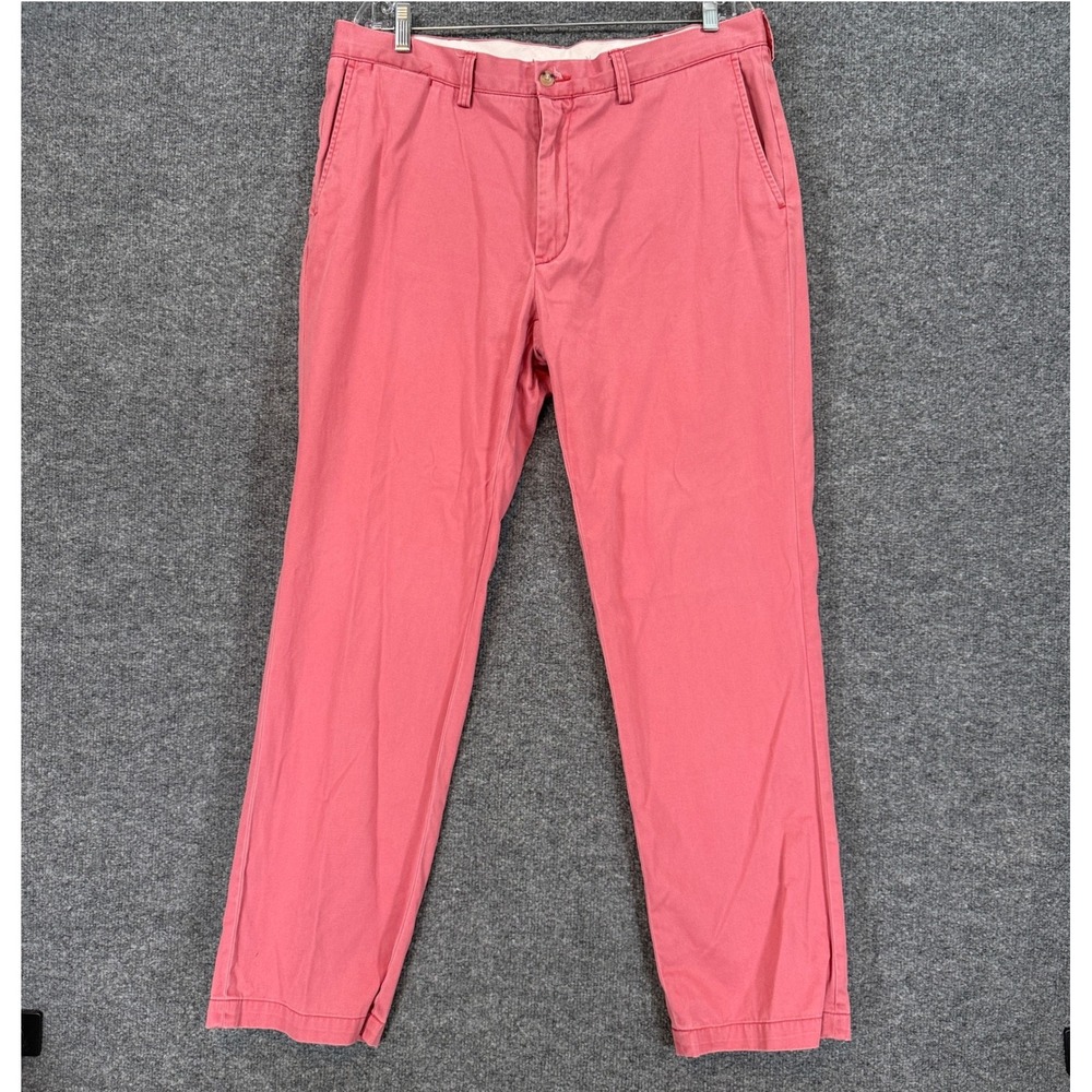 Polo Ralph Lauren Chino Pants Mens 36x30 Pink Classic Fit Cotton Trousers Nice